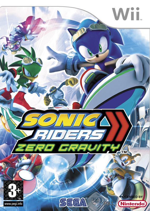 Sonic Riders Zero Gravity box art for Wii
